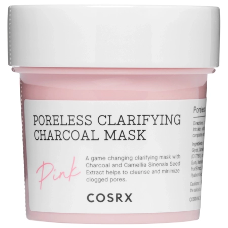 COSRX - Poreless Clarifying Charcoal Mask - Oczyszczająca Maska ​​Węglowa Zwężająca Pory - 110g