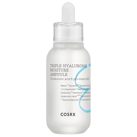 COSRX - Hydrium Triple Hyaluronic Ampoule - Nawilżająca Ampułka do Twarzy z Kwasem Hialuronowym - 40ml