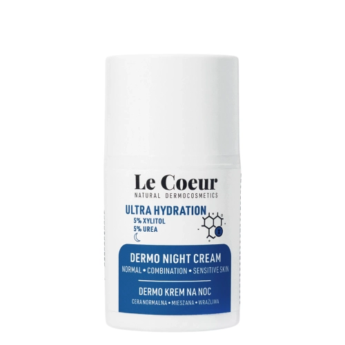 Le Coeur - Ultra Hydration - Ultranawilżający Dermo Krem do Twarzy na Noc - 50ml