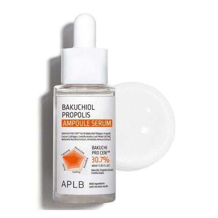 APLB - Bakuchiol Propolis Ampoule Serum - Ujędrniające Serum do Twarzy - 40ml