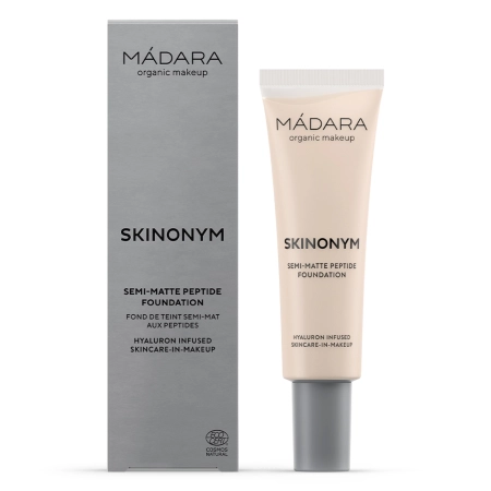 Madara - Skinonym Semi-Matte Peptide Foundation - Półmatowy Podkład Peptydowy - #10 Porcelain - 30ml OUTLET