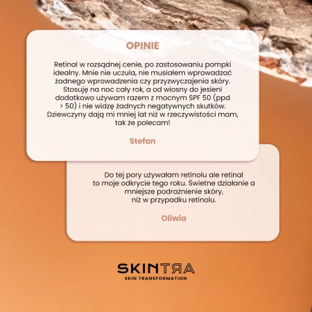 SkinTra - Liquid Happiness - Serum z Retinalem 0,3% na Twarz i pod Oczy - 30ml