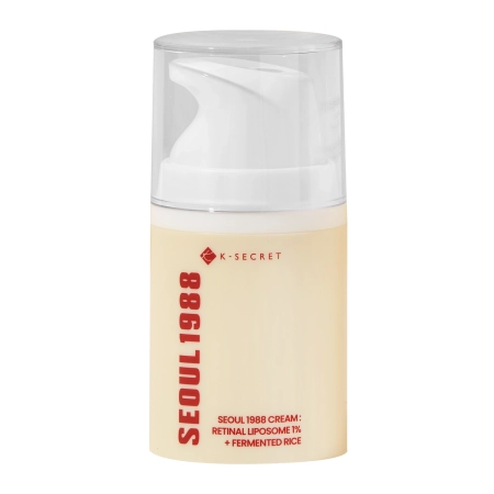 K-SECRET - SEOUL 1988 Cream : Retinal Liposome 1% + Fermented Rice - Ujędrniający Krem z Retinalem - 50ml