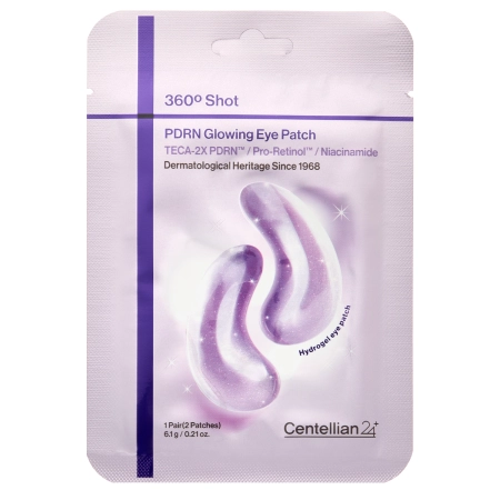 Centellian24 - 360º Shot PDRN Glowing Eye Patch - Płatki pod Oczy z PDRN - 6 par