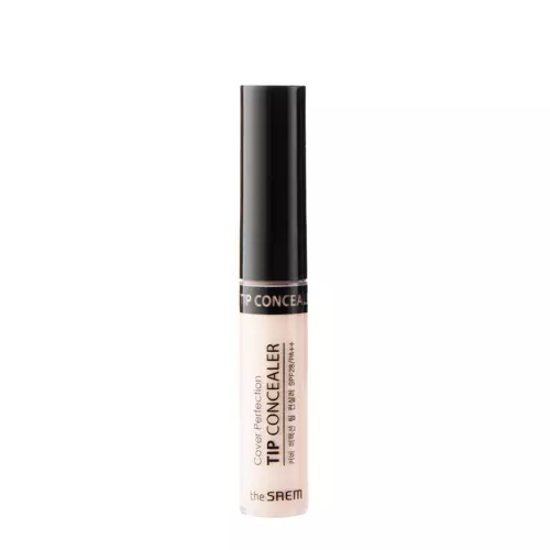 The Saem - Cover Perfection Tip Concealer - SPF 28/PA++ - Kryjący Korektor - 0.5 Ice Beige - 6,5ml