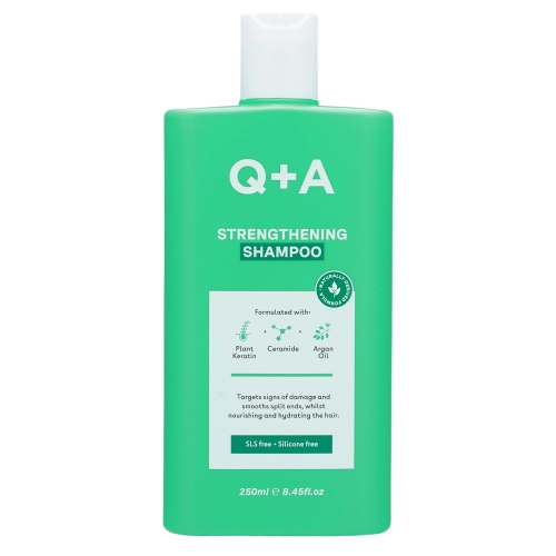 Q+A - Strengthening Shampoo - Wzmacniający Szampon do Włosów z Ceramidami i Roślinną Keratyną - 250ml
