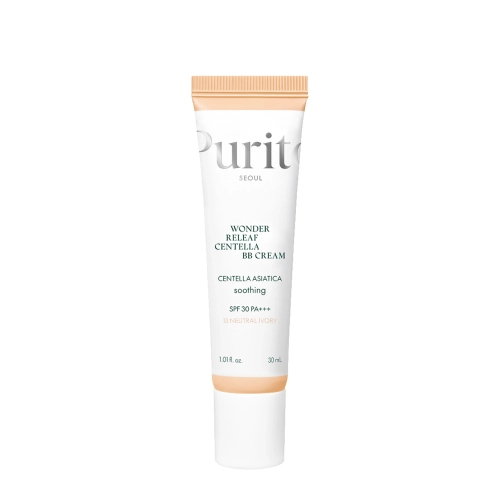 Purito Seoul - Wonder Releaf Centella BB Cream SPF30 PA+++ #13 Neutral Ivory - Krem BB z Wąkrotą Azjatycką - 30ml