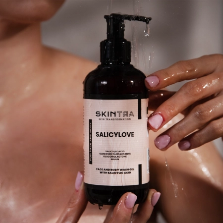 SkinTra - Salicylove - Żel z Kwasem Salicylowym Do Mycia Twarzy i Ciała - 250ml 