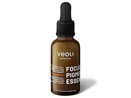 Veoli Botanica - Focus Pigmentation Essence - Intensywnie Roredukujące Przebarwienia oraz Zwężające Py Serum z Kompleksem Niacynamid + Stabilna Witamina C - 30ml