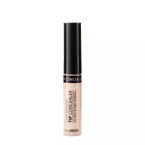 The Saem - Cover Perfection Tip Concealer - SPF 28/PA++ - Kryjący Korektor - 01 Clear Beige - 6,5ml