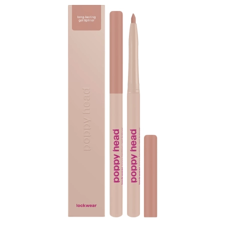Poppy Head - Lockwear Long-Lasting Gel Lipliner - Długotrwała Żelowa Konturówka do Ust - 04 Boldish Mood - 0,6g 