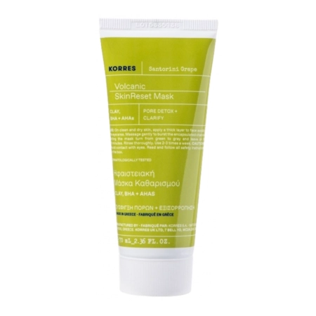 Korres - Santorini Grape Volcanic SkinReset Mask - Oczyszczająca Maska do Twarzy - 70ml
