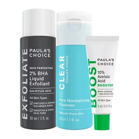 Paula's Choice - The Breakout - Fighting Kit - Zestaw do Zwalczania Wyprysków i Zaskórników - 5ml+30ml+30ml