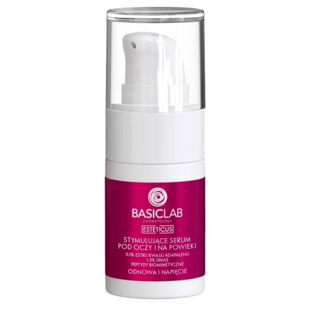 BasicLab - Stymulujące Serum Pod Oczy i na Powieki z Adapinoidem - 15ml