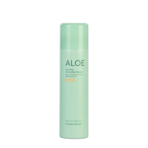 Holika Holika - Aloe Ice Cooling Sun Spray SPF50+/PA++++ - Chłodzący Spray z Filtrem Przeciwsłonecznym - 100ml