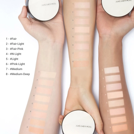 Jung Saem Mool - Essential Skin Nuder Cushion - Podkład w Poduszce - Medium - 14g 