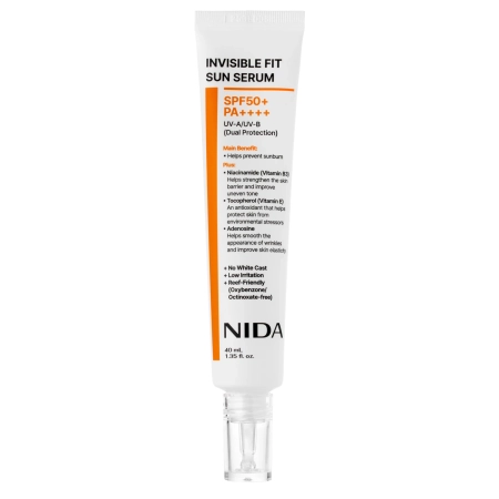 NIDA - Invisible Fit Sun Serum - Serum do Twarzy z Filtrem - 40ml