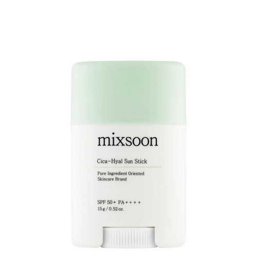 Mixsoon - Cica Hyal Sunstick SPF50+ PA++++ - Nawilżająco-Kojący Krem Przeciwsłoneczny w Sztyfcie - 15g
