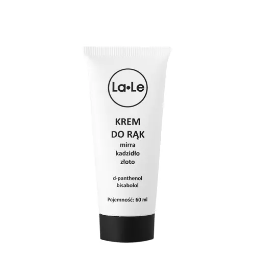 La-Le - Krem do Rąk - Mirra, Kadzidło i Złoto - 60ml