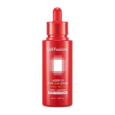 Cell Fusion C - Laser UV Pore Sun Serum SPF50+ PA++++ - Ochronne Serum Wygładzające i Zwężające Pory SPF50+ PA++++ - 40 ml