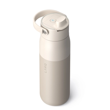 LARQ - Bottle PureVis 2 - Inteligentna, Samoczyszcząca Butelka Filtrująca, Światło UV-C - Mojave Dune - 680ml