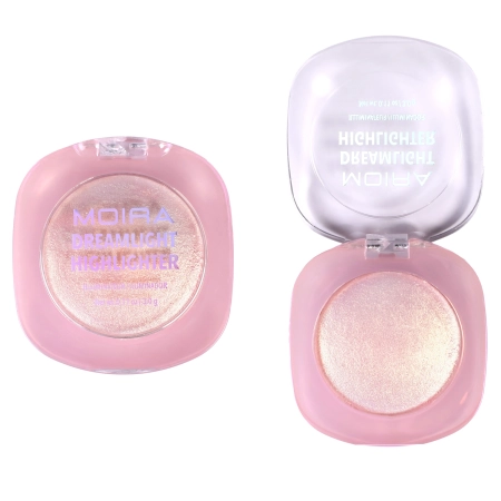 Moira - Dreamlight Highlighter - Rozświetlacz - 004 Foxy Pink - 3g 