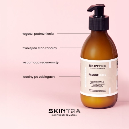 SkinTra - Rescue Bliss - Balsam Po Depilacji i Zabiegach Kosmetologicznych Do Twarzy i Ciała - 200ml 