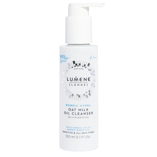 Lumene - Nordic Hydra Lahde Oat Milk Oil Cleanser - Emulsja Myjąca do Twarzy z Mleczkiem Owsianym - 150ml