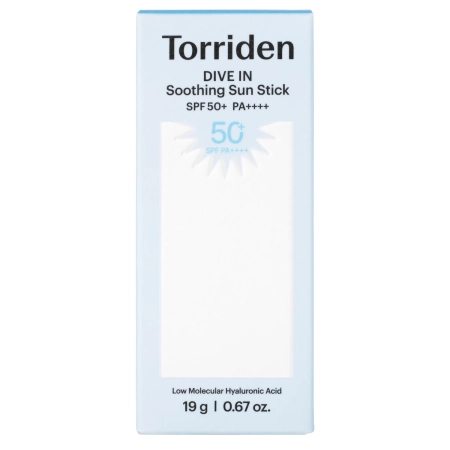 Torriden - Dive-In Soothing Sun Stick SPF 50+ PA++++ - Łagodzący Krem z Filtrem w Sztyfcie - 19g