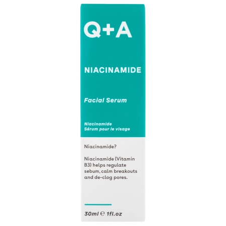 Q+A - Niacinamide Facial Serum - Równoważące Serum do Twarzy z Niacynamidem - 30ml