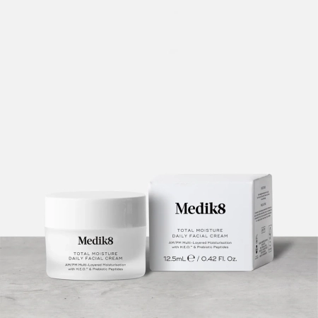Medik8 - Try Me Size Total Moisture Daily Facial Cream - Intensywnie Nawilżający Krem do Twarzy - 12,5 ml