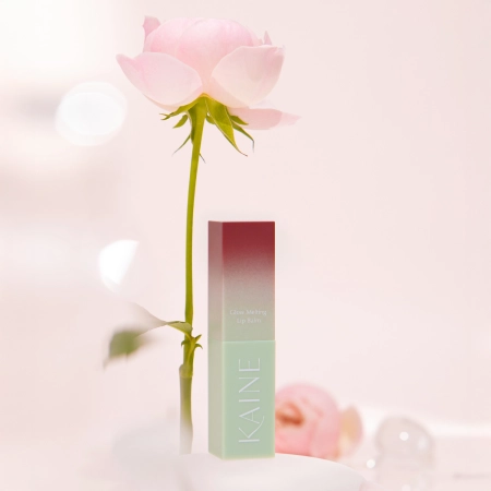 Kaine - Glow Melting Lip Balm - Nawilżający Balsam do Ust - #Rosy Plum - 3,7g