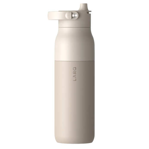 LARQ - Bottle PureVis 2 - Inteligentna, Samoczyszcząca Butelka Filtrująca, Światło UV-C - Mojave Dune - 1L