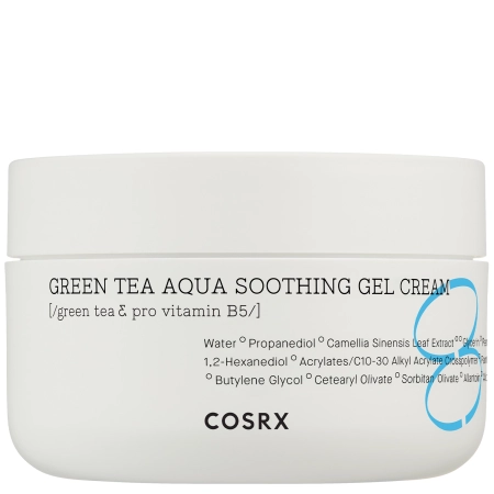 COSRX - Hydrium Green Tea Aqua Soothing Gel Cream - Łagodzący Krem z Wyciągiem z Zielonej Herbaty - 50ml