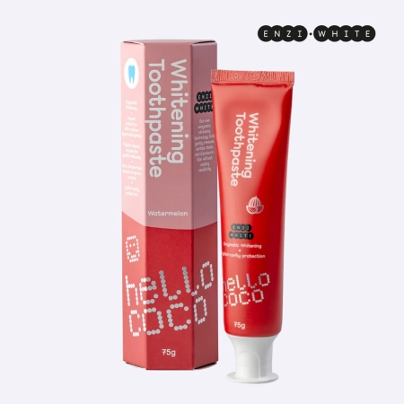 hello coco - Enzi White -  Whitening Toothpaste - Wybielająca Pasta do Zębów - Watermelon - 75g 