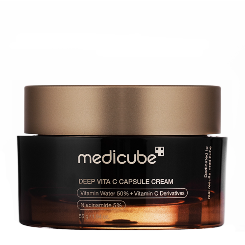 Medicube - Deep Vita C Capsule Cream - Rozjaśniająco-Ujędrniający Krem do Twarzy - 55g - OUTLET