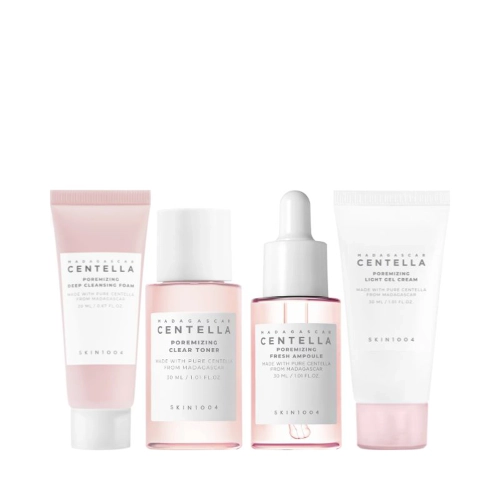 SKIN1004 - Madagascar Centella Poremizing Travel Kit - Zestaw Podróżny Kosmetyków