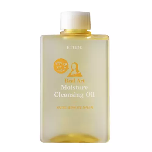 Etude House - Real Art Cleansing Oil Moisture - Oczyszczający Olejek do Demakijażu Twarzy i Oczu - 185ml