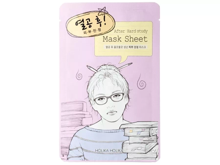 Holika Holika - Mask Sheet - After Hard Study - Regenerująca maska do twarzy w płachcie - 30ml - OUTLET