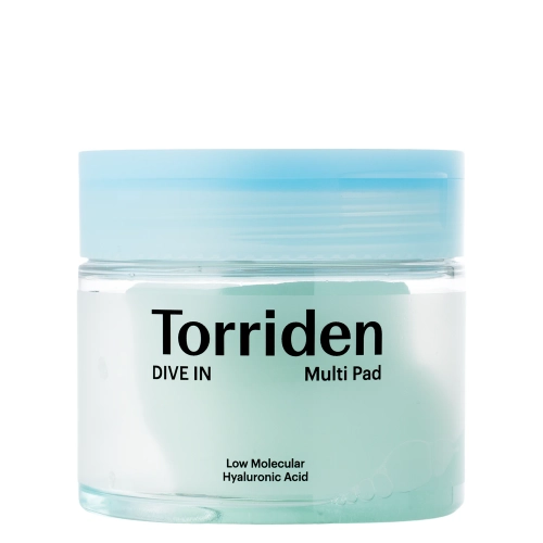 Torriden - Dive-In - Low Molecule Hyaluronic Acid Multi Pad - Nawilżające Płatki do Twarzy - 80szt