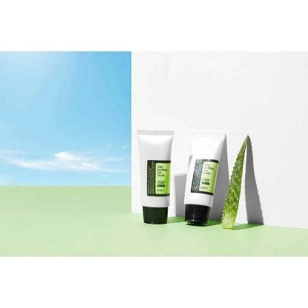 COSRX - Aloe Soothing Sun Cream SPF50+/PA+++ - Nawilżający Krem z Filtrem Przeciwsłonecznym - 50ml