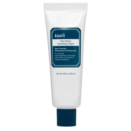 Dear, Klairs  - Rich Moist Soothing Cream - Łagodzący Krem Odżywczy - 80g