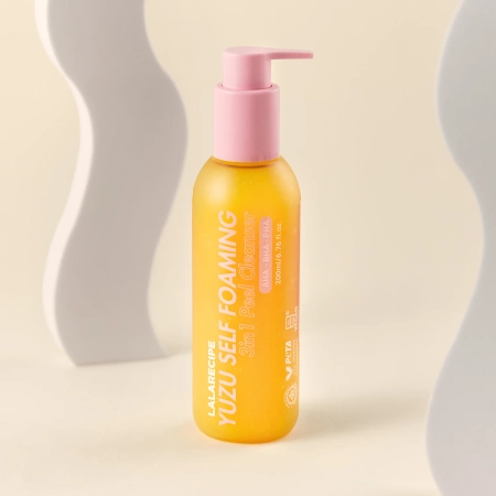LalaRecipe - Yuzu Self Foaming 3in1 Cleanser - Oczyszczająca Pianka do Twarzy z Ekstraktem z Yuzu - 200ml