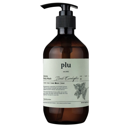 plu - Aroma Body Wash - Żel pod Prysznic - Basil Eucalyptus - 500g