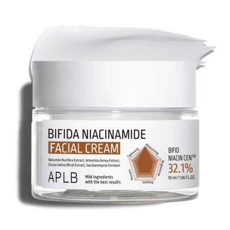 APLB - Bifida Niacinamide Facial Cream - Krem Zwężający Pory z Niacynamidem - 55ml