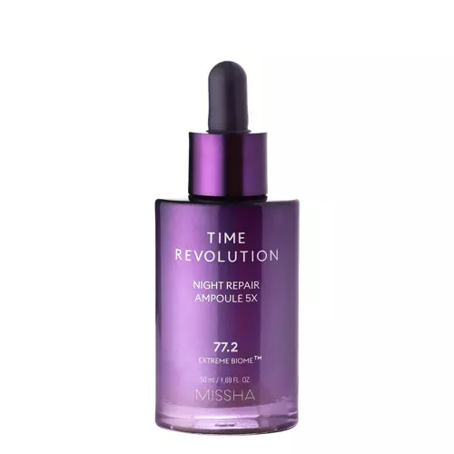 Missha - Time Revolution Night Repair Ampoule 5x - Ujędrniające Serum ze Sfermentowanym Lizatem Bifida - 50ml