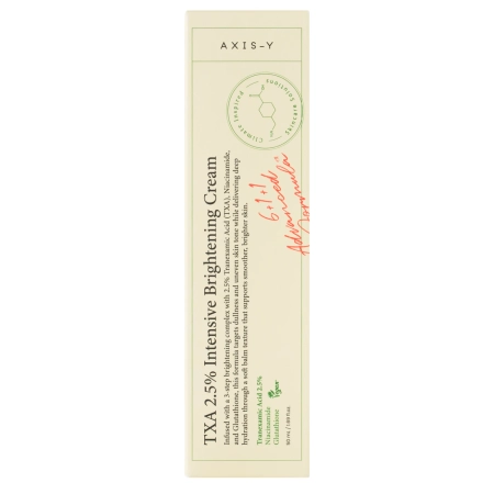 Axis-y - TXA 2.5% Intensive Brightening Cream - Intensywnie Rozjaśniający Krem do Twarzy - 50ml
