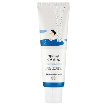 Round Lab - Birch Juice Moisturizing Sun Cream SPF50+ PA++++(UVA) - Krem Przeciwsłoneczny - 50ml