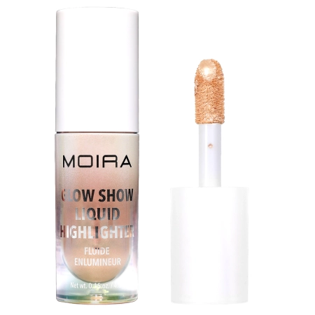 Moira - Glow Show Liquid Highlighter - Rozświetlacz w Płynie - 002 Golden Blend - 4,3g