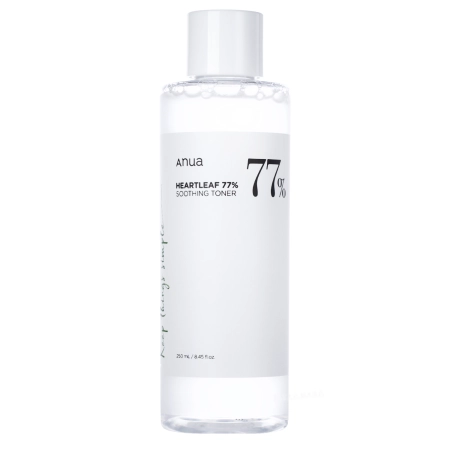 Anua - Heartleaf 77% Soothing Toner - Kojący Tonik do Twarzy - 250ml OUTLET